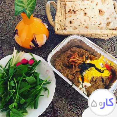 فروش غذای خانگی سفارش از شما تولید از ما