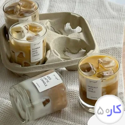 شمع های زیبا در منزل بساز