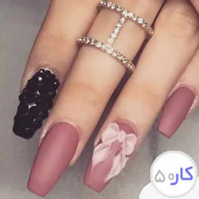 نمونه کار ناخن