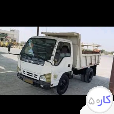 توزیع شن وماسه ونخاله ساختمانی باایسوزو ۵تن