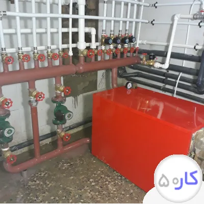 تأسیسات بزرگ محمدی اجرای کامل موتورخانه ولوله کشی...