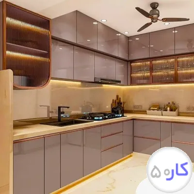 نصب و اجرای کار کابینت و دکور