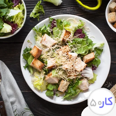 عکس آگهی سالاد زن ماهر 