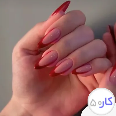 خدمات ناخن با متریال ژل و پودر ب صورت حرفه ای 