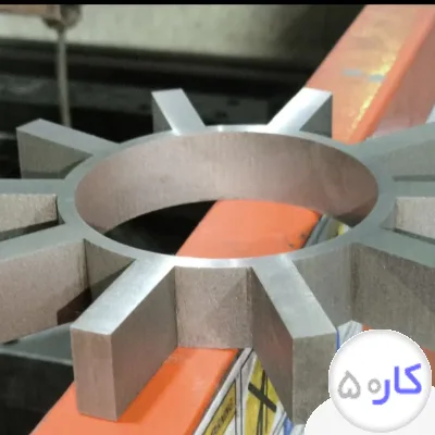 عکس آگهی خدمات وایرکات و سوپردریل cnc تهران برش
