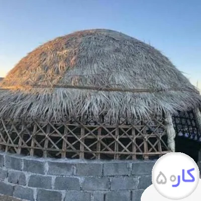 آلاچیق سنتی کپرباچوب نخل خرما